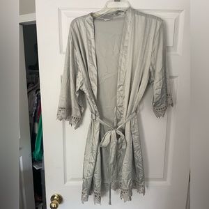 Satin and Lace Robe